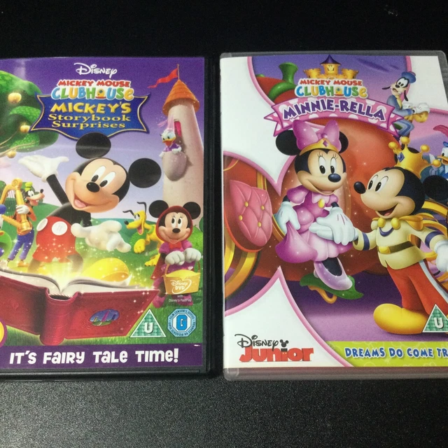 MICKEY MOUSE CLUBHOUSE 2x DVDs Storybook Surprises Minnie rella mickey-mouse-clubhouse-2x-dvds-storybook-surprises-minnie-rella