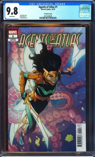 War of the Realms New Agents of Atlas #1 CGC 9.8 (2019) Yu Variant Cover! L@@K!