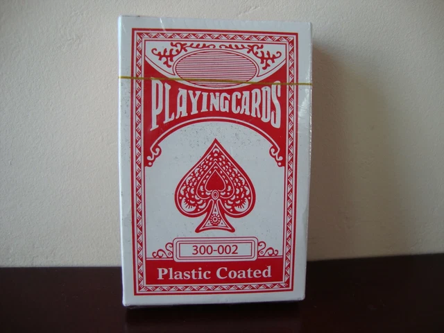 PLAYWRITE Spielkarten 300-002 – 12 Packungen, Versiegelt, Kunststoffbeschichtung, 76,2 X 5,1 Cm