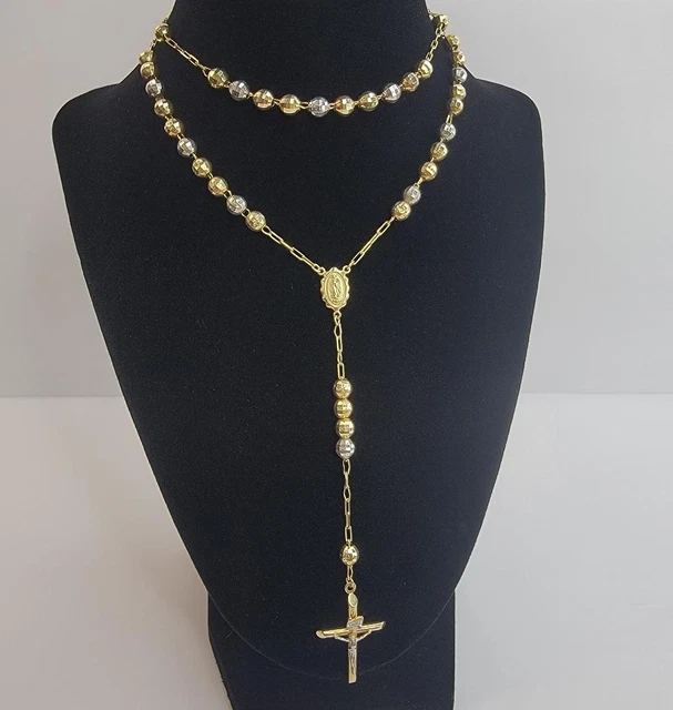 18" Gold ROSARY Necklace 14K Yellow Gold 18.7g (TDY018894) 18" Gold ROSARY Necklace 14K Yellow Gold 18.7g (TDY018894)