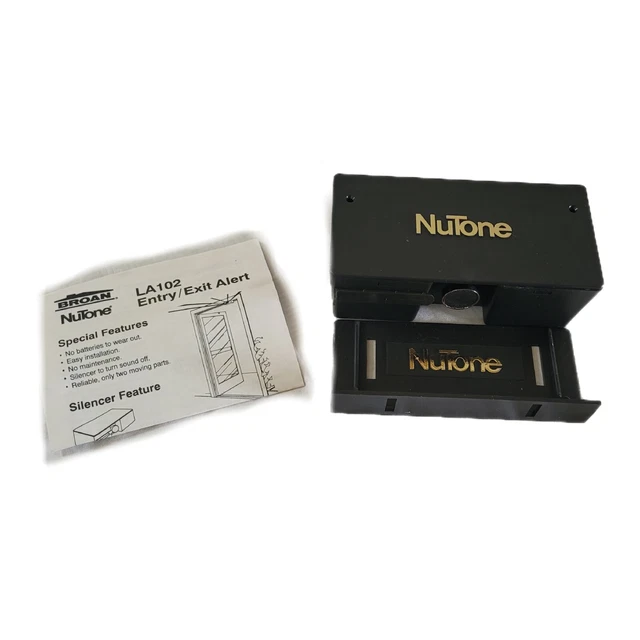 NUTONE MODEL LA102 Entry/Exit Door Alarm Peasant Chime Sound 40.00