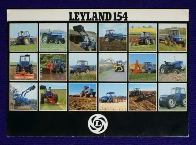 British Leyland 154 Tractor 1970-1984 Brochure Agriculture Farming Specification