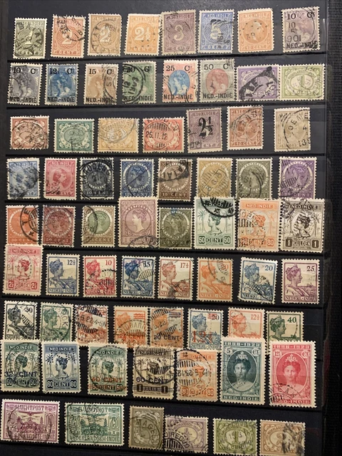 Briefmarken Ned Indie Holland Kolonien Indien