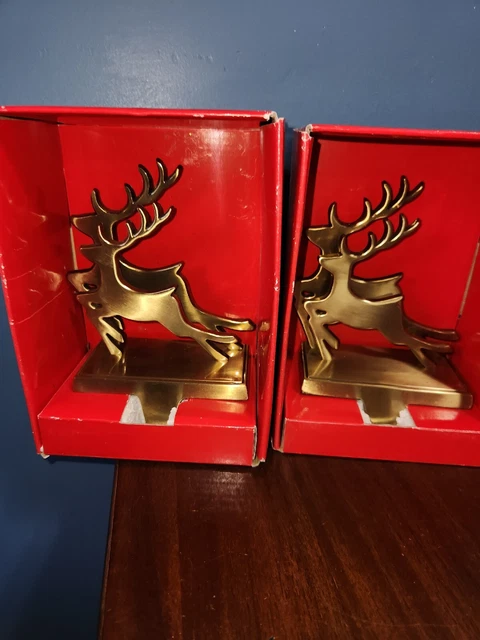Macy's Holiday Lane Reindeer Stocking Holders