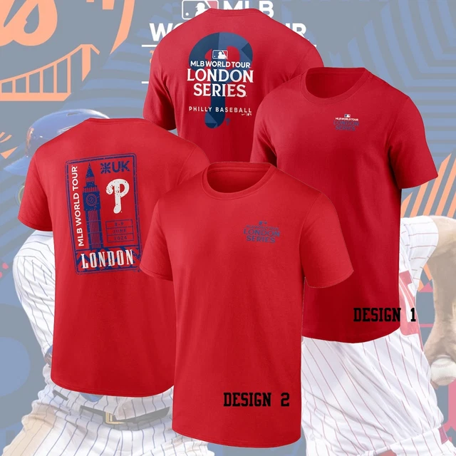 NEUF TSHIRT Philadelphia Phillies 2024 MLB World Tour London Series