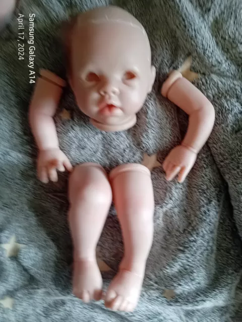 Reborn Doll Kit Part Painted And Rooted