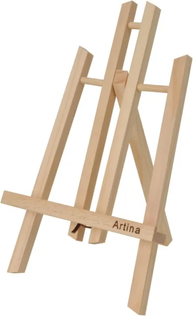 Table Top Easel, Wooden, Artina - Foldable, A4, Pinewood