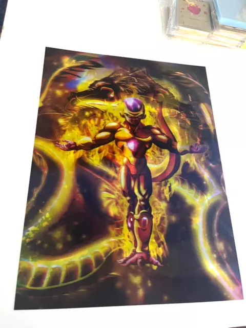 Dragon Ball Z 3D Holographic Poster - Goku Vegeta Frieza