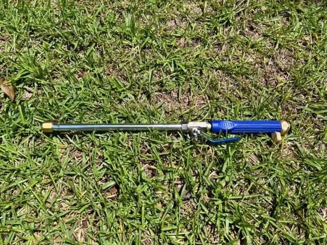 Garden Hose High Pressure Power Wand Deck Car Wash Washer Water Spray Gun Nozzle