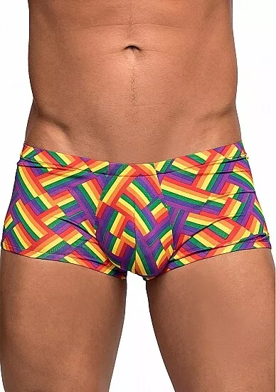 Boxer Stampa Arcobaleno S - XL Designer Pantaloni Sexy Elegante Hot Arcobaleno