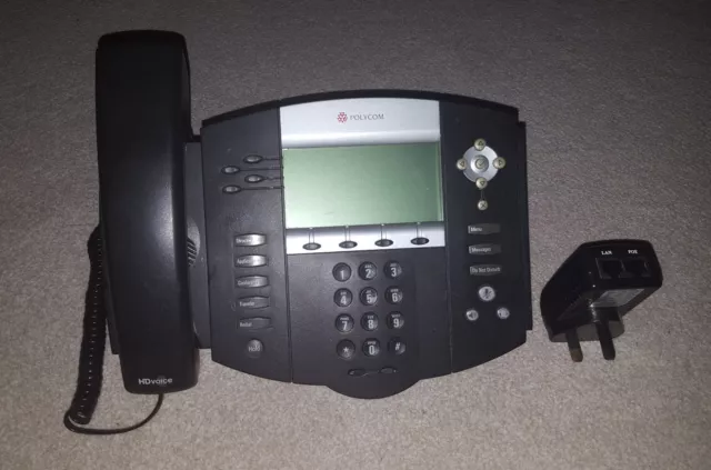 Polycom SoundPoint IP560 IP Ethernet Business Telephone Phone T A Grade Refurb 