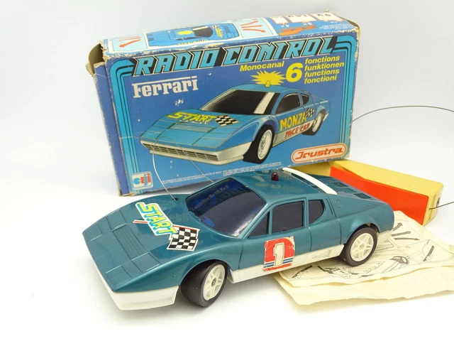Ancienne Voiture Radio Commandée Joustra – Ferrari HS, Dans Sa Boîte