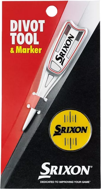 Dunlop SRIXON Japan Golf Divot Tool Green Fork Ball Marker GGF-18121