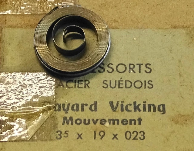 Ressort De Réveil Bayard G800 - Dimensions 7.5mm X 60mm, Neuf, Origine France