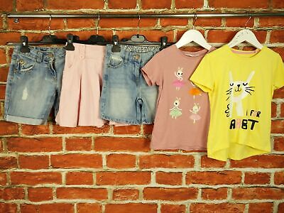 Girls Bundle Age 4-5 Years Next Bluezoo H&M Top T-Shirt Shorts Skirt Set 110Cm
