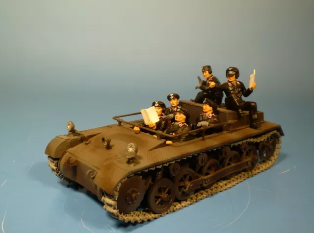 Lineol / Elastolin – Wehrmacht - Metall - Fahrschulpanzer - für 7cm Figuren