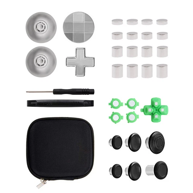 Kit Pulsanti In Alluminio Per Controller PS5 – ABXY, D-pad E Joystick Con Attrezzi, Personalizzabile