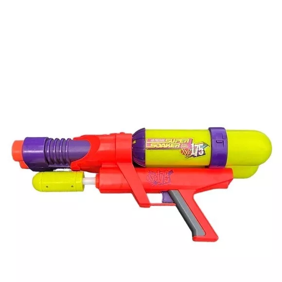 Larami Super Soaker 1995 Xtra Power XXP 175 Water Gun Dual Tank Vintage 90s