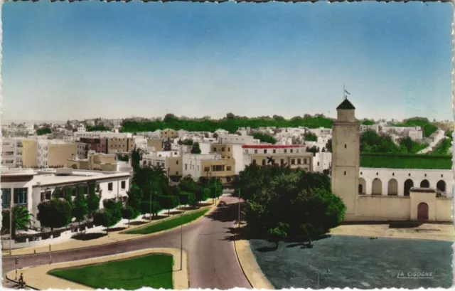 CPA AK MAROC RABAT Mosquée des Touargas et quartier de la Résidence (31382)