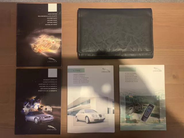 DRIVERS HANDBOOK SET OWNERS MANUAL PACK - Jaguar S-Type 2004-2007