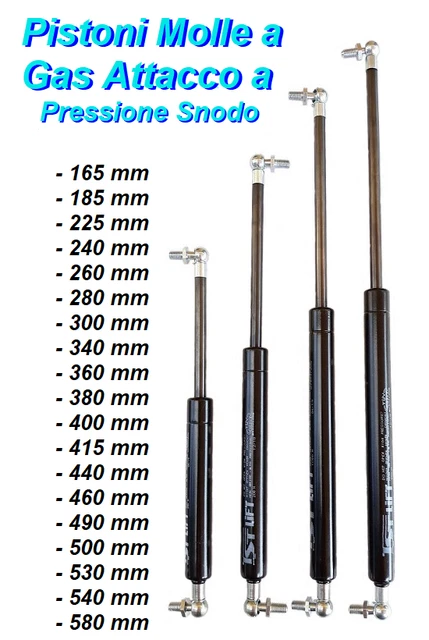 Pistone A Gas 100N - Ricambio Per Mobili E Sedie, Singolo Pezzo - Foto 6