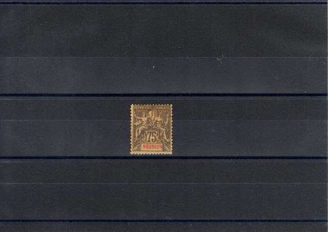 Timbre Reunion France Colonie 1892 N°43 Neuf* Mh