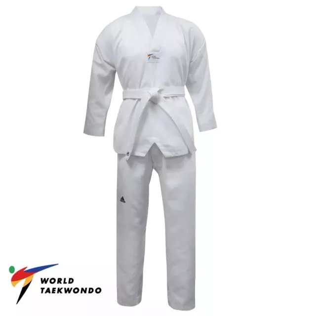 adidas Taekwondo Uniform WT Approved Student Suit Kids Dobok Childrens