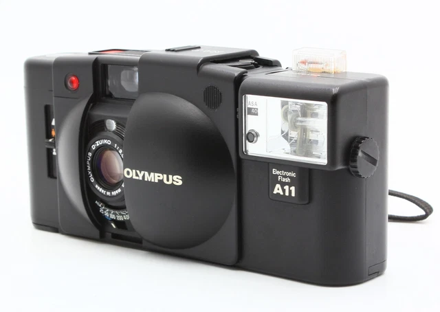 OLYMPUS XA2 35MM Film Camera w/ A11 Electronic Flash A True Pocket