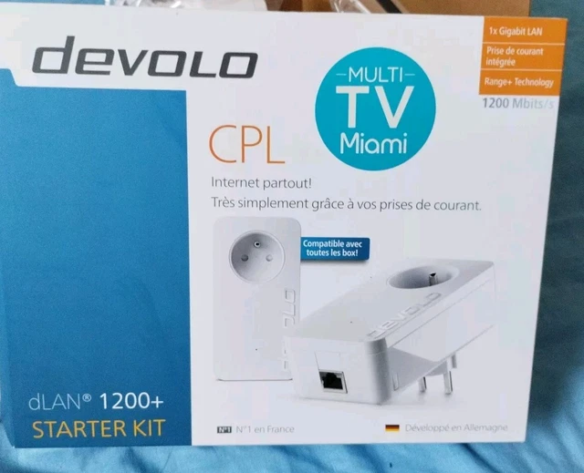 CPL DEVOLO DLAN 1200 Internet Partout Dans La Maison Compatible Avec