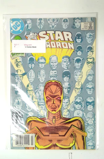 All-Star Squadron #59 DC Comics (1986) FN+ Newsstand 1st Print Comic Book