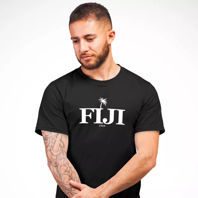 Fiji 1924 Mens T Shirt Country Sports Event Him Soccer Rugby Tee Top Men 3