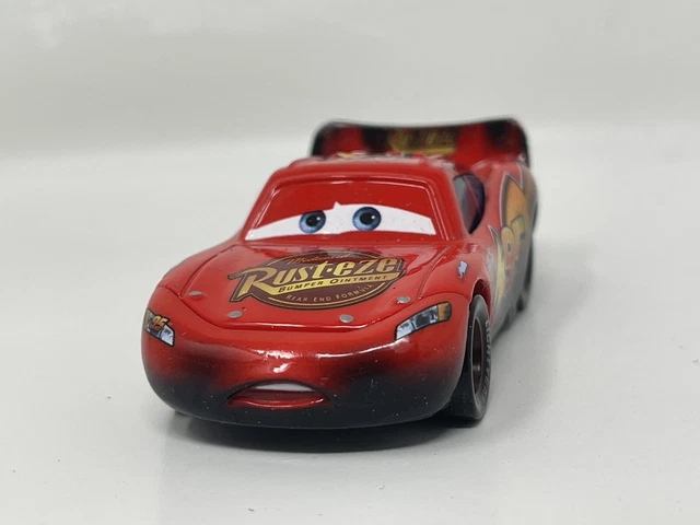 BURNT LIGHTNING MCQUEEN Disney Pixar Cars Diecast 1:55 Scale Car Mattel ...