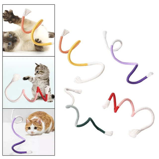 Orixo 3 Pièces Jouet Chat, Ouets Pour Chats Mordant Corde