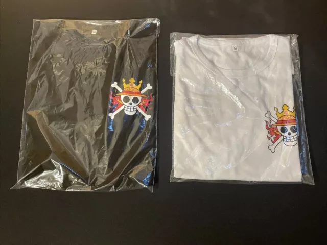 LOT DE 2 T-shirt One Piece X Burger King ( Luffy + Sanji) Taille M EUR