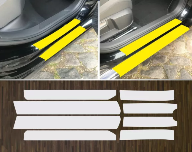 Lackschutzfolie transparent Einstiege Türen Einstiegsleisten für VW Golf 8