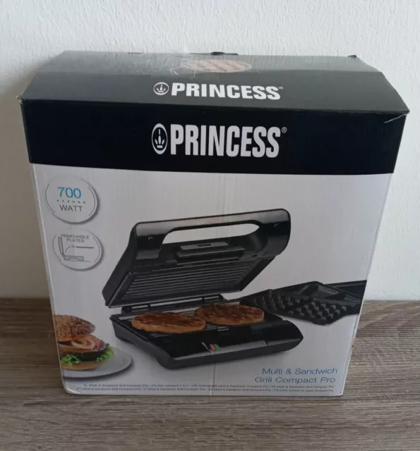 Kontaktgrill Princess, Multigrill mit wechselbaren Grillplatten