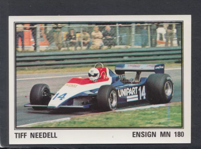 Panini F1 Grand Prix Sticker, No 140 Tiff Needell, Ensign, Motor Racing, Sports