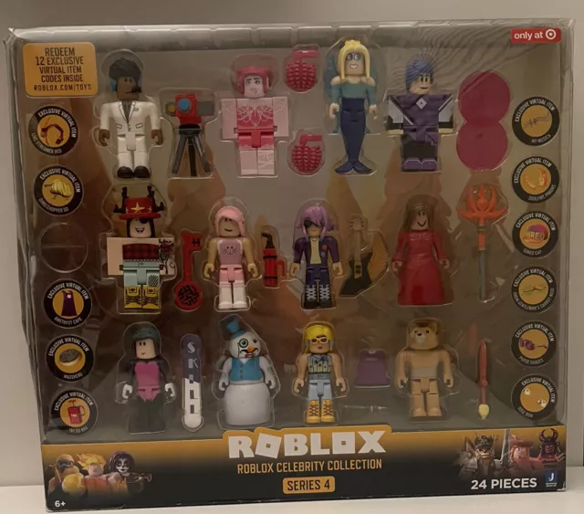  Roblox Celebrity Collection - Series 4 Figure 12pk (Roblox  Classics) (Includes 12 Exclusive Virtual Items) : Toys & Games
