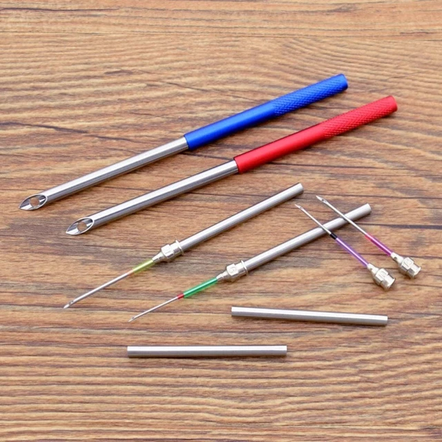 Juego de bordado aguja perforadora ajustable aguja de coser