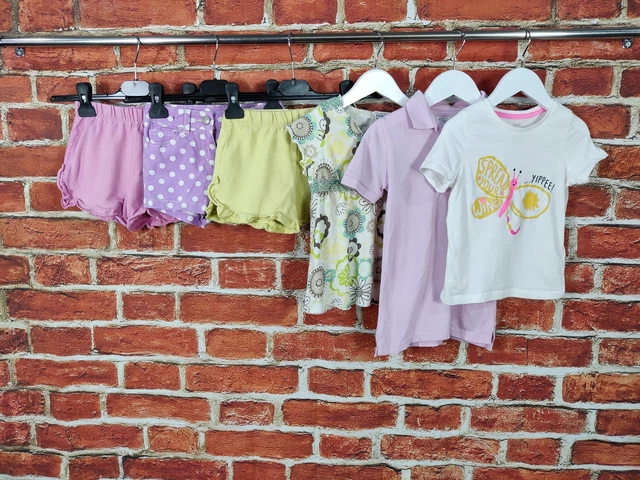 Girl Bundle Age 2-3 Years Next Boden M&S Polo T-Shirt Top Shorts Summer Set 98Cm