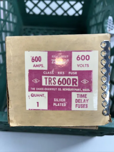 New Gould Shawmut TRS600R Class RK5 Time Delay Fuse 600A 600V