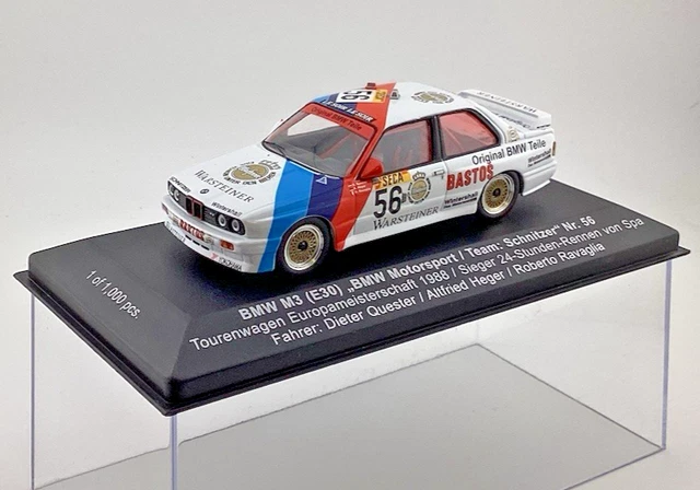 BMW M3 (E30) Gr. A Ixo 1/43 – Vainqueur Macau Guia Race 1987, état Occasion