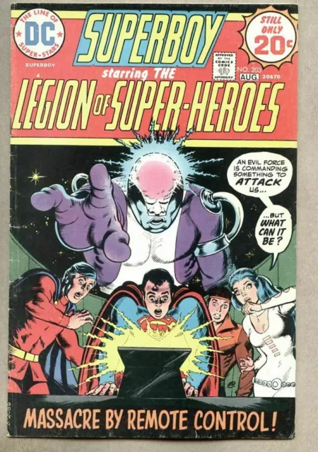 Superboy #203-1974 fn- Legion Of Super-Heroes Mike Grell