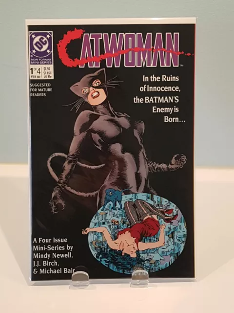 Catwoman #1 Selina Kyle 1989 Mini-Series DC Comics  Nice copy!