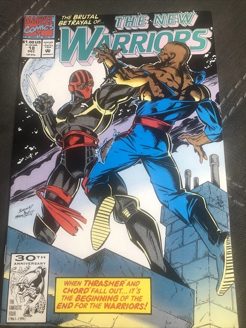 New Warriors: Vol. 1 No. 18 - Dec. 1991 - Marvel Comics
