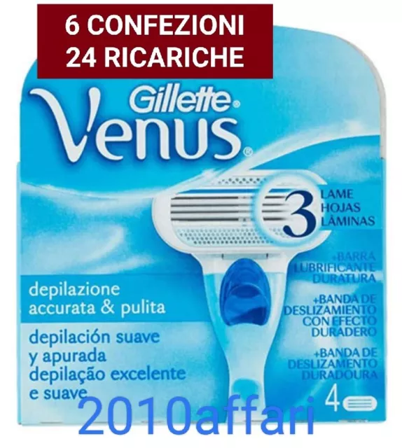 Gillette Venus 3 Lames pour Femmes - 24 Recharges