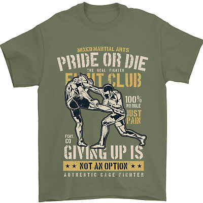 Pride MMA Muay Thai Arti Marziali Miste da Uomo T-Shirt Di Cotone Gildan 3