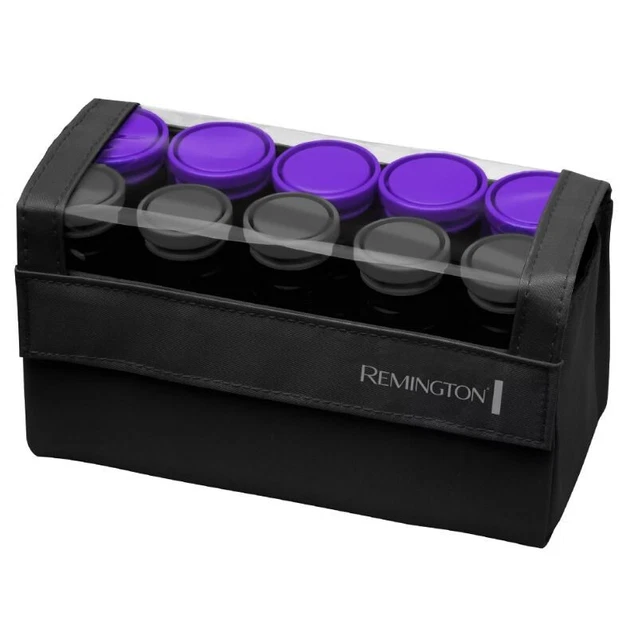 Remington Travel Size Professional 1.25" Compact Ceramic Hot Hair Rollers, Black Remington Travel Size Professional 1.25" Compact Ceramic Hot Hair Rollers, Black