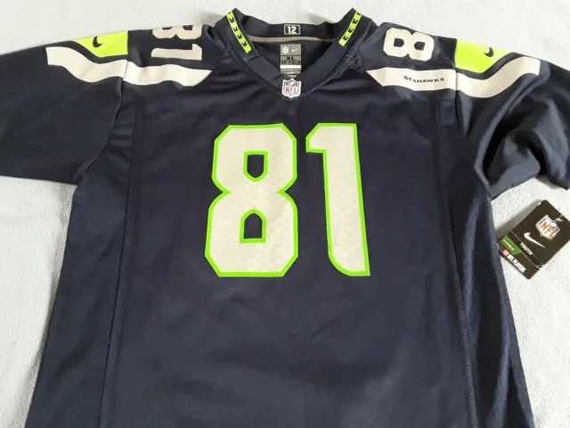 Seattle Seahawks NFL Nike Trikot - Tate #81 - Jugend XL/Erwachsene klein - neu mit Etikett
