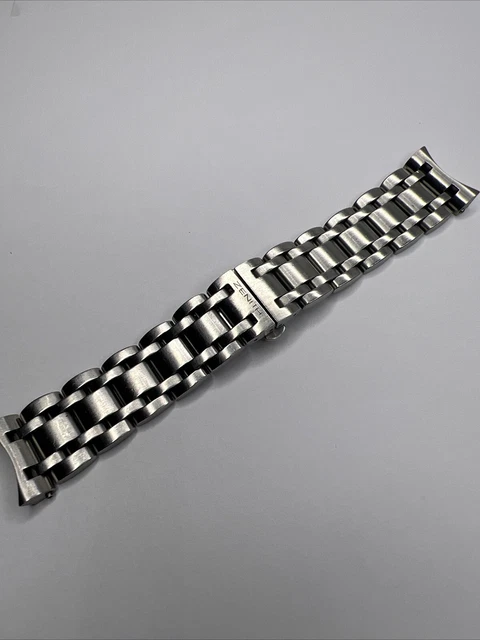 Boucle Déployante Zenith Rainbow 17,60 Mm - En Acier Inoxydable Argenté - Occasion - Pour Bracelet De Montre